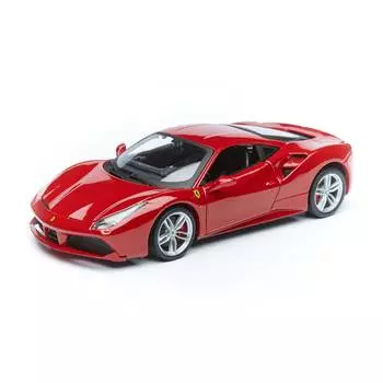 Bburago "Коллекционная машина BB 18-26013 1:24 FERRARI 488 GTB RED, Красный"
