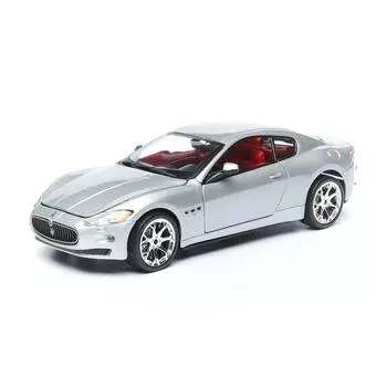 Bburago "Набор для сборки автомобиля BB 18-25083 1:24 CB KIT MASERATI GRANTURISMO 2008, Серебристый"
