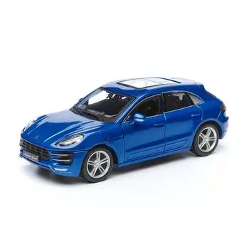 Bburago Сборная коллекционная машина 1:24 "Porsche Macan - Metallic Blue" синий 18-25117
