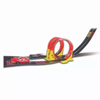 Bburago Трек Ferrari R&amp;P Dual Loop Двойная петля, с двумя машинками