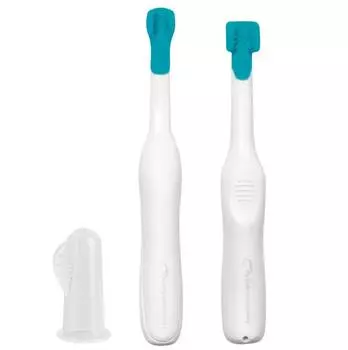 Bebe Confort Набор из 3-х силиконовых зубных щёток, 3 - 36 месяцев
