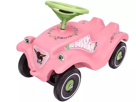 BIG Каталка-толокар Bobby Car Classic розовые цветы 56110