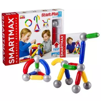Bondibon Магнитный конструктор "SmartMax" - базовый набор | 30 деталей