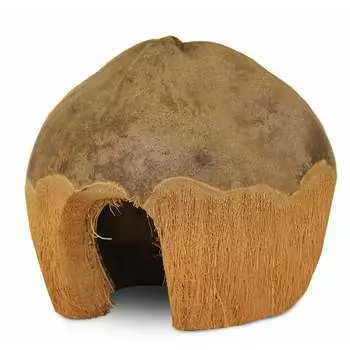 Triol Natural домик для мелких животных из кокоса "Норка", 100-130 мм для всех возрастов Китай 1 уп. х 1 шт. х 0.27 кг
