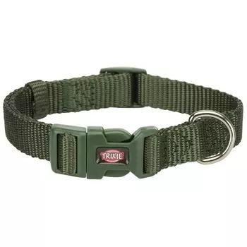 Trixie Ошейник Premium, XS-S: 22-35 см/10 мм, тёмно-зелёный эконом Китай 1 уп. х 1 шт. х 0.016 кг