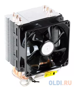 Кулер Cooler Master Hyper TX3 EVO (RR-TX3E-22PK-R1) 1366/1156/1150/1155/775/FM1/AM3+/AM3/AM2 fan 9 cm, 800-2200 RPM, PWM, 43 CFM, TPD 140W