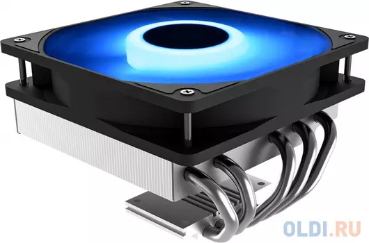 Кулер CPU ID-Cooling IS-50_MAX_RGB (универсальный, 130W, 16-31.5 dB, 900-2000 rpm, 120мм, 4pin, низкопрофильный) RTL