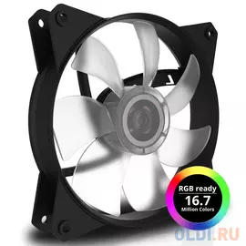 Кулер для корпуса 1 Ватт Cooler Master MF121L RGB LED Fan, 3pin / R4-C1DS-12FC-R2 /