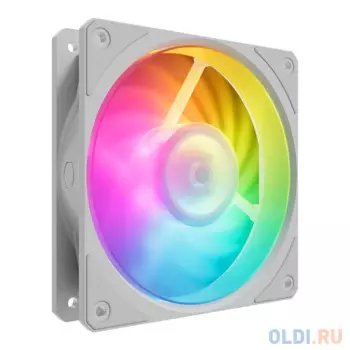 Кулер для корпуса 1 Ватт/ Mobius 120P ARGB White Edition