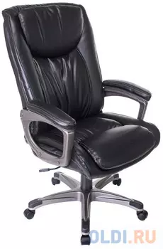 Кресло руководителя Бюрократ T-9914/BLACK черный рец.кожа/кожзам