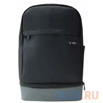 Рюкзак для ноутбука 15.6" KREZ BP04 полиэстер черный серый