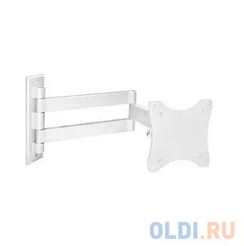 Кронштейн Arm media LCD-7101 White для LCD/LED ТВ 15"-26", настенный, 4 степени свободы, VESA 75/100, max 15 кг