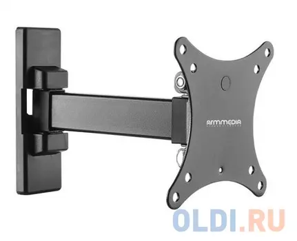 Кронштейн ARM Media Mars-01 черный, для LED/LCD TV 10"-32", max 20 кг, настенный, 4 ст свободы, max VESA 100x100 мм