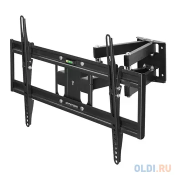 Кронштейн Arm media PT-16 Black настенный для TV 26"-65", max 50 кг, 3 ст св., нак. 0-12°, пов. 160°, от ст. 90-445 мм. max VESA 600x400 мм.