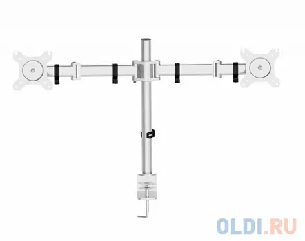 Кронштейн для мониторов Cactus CS-VM-D29-AL серебристый 13"-27" настольный поворот и наклон до 8кг