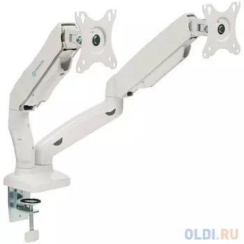 Кронштейн для мониторов Onkron G160 белый 13"-27" макс.13кг настольный поворот и наклон верт.перемещ.