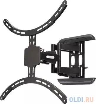 Кронштейн для телевизора Hama FULLMOTION TV Fully Mobile черный 37"-90" макс.50кг настенный мобильный