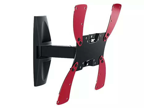 Кронштейн для телевизора Holder LCDS-5020 19"-40" Black настенный, наклонно-поворотный, VESA до 300x300, до 30 кг