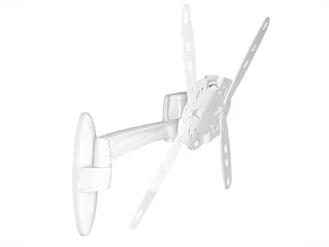 Кронштейн для телевизора Holder LCDS-5025 26"-60" White настенный, наклонно-поворотный, VESA до 400x400, до 50 кг
