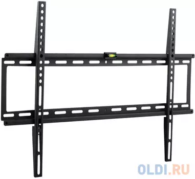 Кронштейн Kromax IDEAL-1 new Black для LED TV 32"-90", max 55 кг, настенный, 0 ст свободы, от стены 23 мм, max VESA 600x400 мм, водяной уров