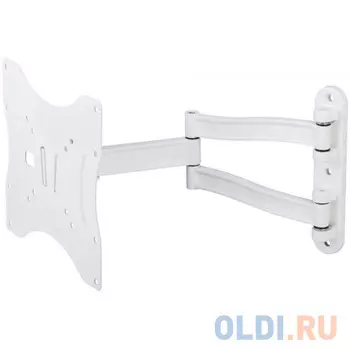 Кронштейн Kromax TECHNO-3 White, для ЖК и LED ТВ 15"-40", настенный, 4 ст. свободы, VESA 75/100/200*100/200, max 20 кг