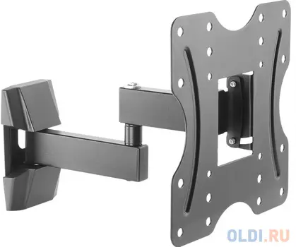 Кронштейн для телевизора Ultramounts UM 899 черный 23"-43" макс.20кг настенный поворотно-выдвижной и наклонный