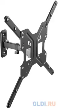 Кронштейн для телевизора Ultramounts UM 902 черный 23"-55" макс.30кг настенный поворотно-выдвижной и наклонный
