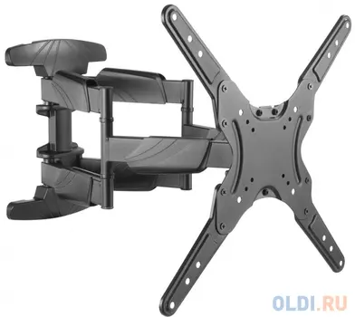 Кронштейн для телевизора Ultramounts UM 907 черный 23"-55" макс.40кг настенный поворотно-выдвижной и наклонный