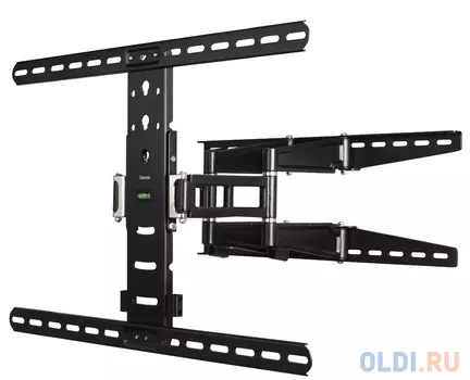 Кронштейн HAMA H-108757 XL черный для ЖК ТВ до 65" настенный наклон 12° поворот 180° VESA 600x500 max 35 кг