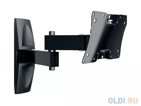 Кронштейн Holder LCDS-5064 черный для ЖК ТВ 19-32" макс 200x100 наклон 15-25° поворот 350° 2 колена до 30 кг