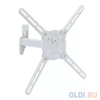 Кронштейн Kromax ATLANTIS-15 White (Наклонно-поворотный для LED TV 22"-65", 4 ст. свободы, VESA 75/100/200X100/200X200/300x300/400x200/400x4