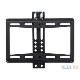 Кронштейн Kromax IDEAL-5 new Black, для LED/LCD/ TV 15"-47", max 35 кг, настенный, 0 ст свободы, от стены 20 мм, max VESA 200x200 мм, тонкий
