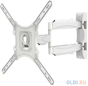Кронштейн ONKRON/ 32-55" макс. 400*400, 2 колена, наклон -5?+8?, поворот 180? макс, от стены 55-500мм, белый