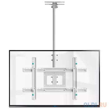 Кронштейн ONKRON/ потолочный 32-80" макс 400х600 высота 717-1584мм наклон -5°/+15° поворот: 60° Макс нагрузка: 68,2кг, белый