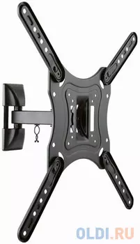 Кронштейн Ultramounts UM868 черный 23"-55" настенный от стены 88-201мм VESA 400x400 до 30кг