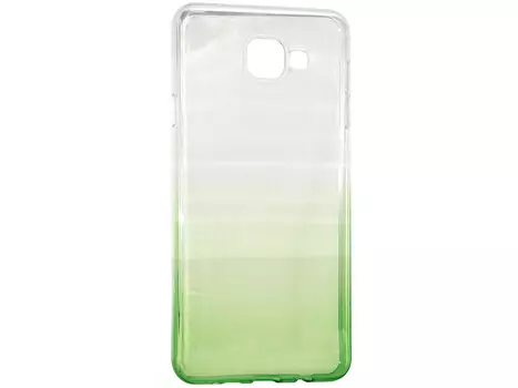 Крышка задняя для Samsung A5 2016/A510 Силикон Зелёный