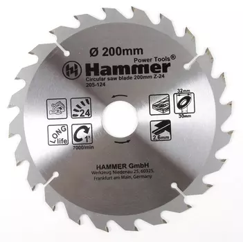 Диск пильный твердосплавный HAMMER