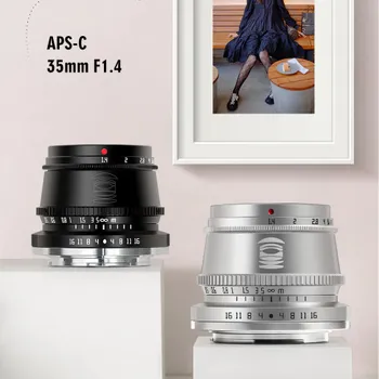 Объектив TTArtisan 35mm F1.4 EF-M Чёрный A062B