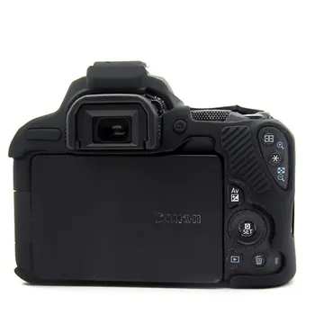 Силиконовый чехол для камеры DSLR для Canon EOS R50 R 90D T8i 250D 5D Mark III IV 6D II 6D2 5D3 5D4 1300D 800D SL3 T7i T6 EOS R чёрный