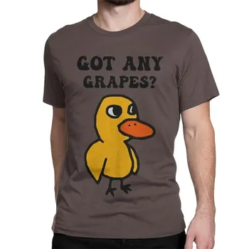 Новинка Got Any Grapes футболки для женщин унисекс с круглым вырезом хлопковая футболка The Duck Song футболки с короткими рукавами оригинальные топы 4XL
