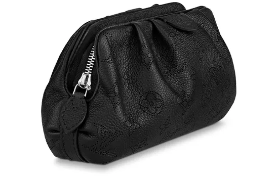 LOUIS VUITTON Сумка Scala Pouch Mini Mahina Perforated Black