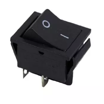 Выключатель Rexant 36-2380 клавишный 250V 15А (4с) OFF-(ON) черный Б/Фикс (RWB-501, SC-767)