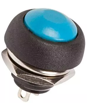 Выключатель Rexant 36-3051 кнопка 250V 1А (2с) OFF-(ON) Б/Фикс синяя Micro (PBS-33В)