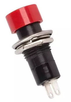Выключатель Rexant 36-3060 кнопка 250V 1А (2с) ON-OFF красная (PBS-16А)