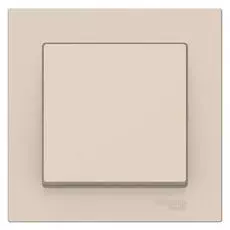 Выключатель Schneider Electric ATN000212 AtlasDesign, 1-клавишный, сх.1, 10АХ, в сборе, бежевый