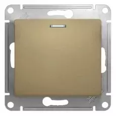 Выключатель Schneider Electric GSL000413 1-клавишный с подсветкой, сх.1а