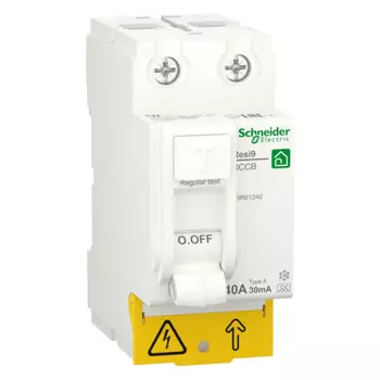 Выключатель Schneider Electric RESI9 дифференциального тока (УЗО) 40А 2P 30мА тип A