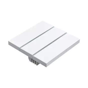 Выключатель Sibling Powerlite-LS3W с 0 (белый) Люкс - 3 кнопочный