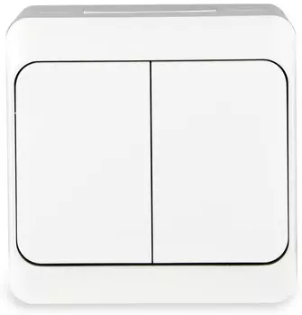 Выключатель TOKOV ELECTRIC TKE-NX-V2-C01-IP54 2-кл. ОП Nix 10А IP54 250В бел