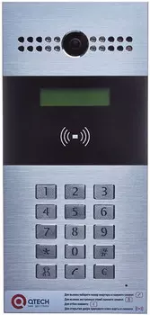 Вызывная панель QTECH QDB-27C-H домофонная, 15 металлических кнопок, камера 2MP 1080рх30 кадров/сек, кнопка быстрого вызова, IP65, 1х10/100 Base-T, Wi